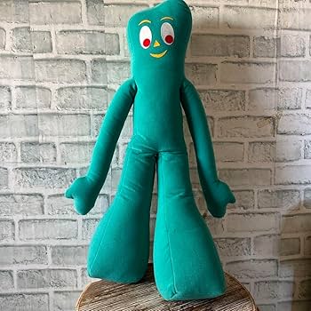 Amazon.co.jp: レア GUMBY ガンビー ぬいぐるみ ヒューマノイド